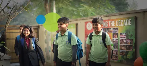 Students and learning at Anand Niketan Satellite Campus