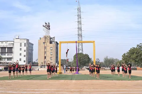 Anand Niketan campus life, sports day